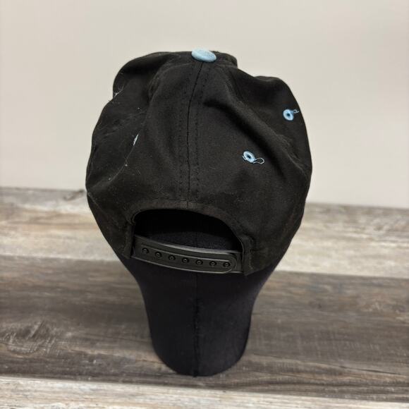 Vintage Cleveland Cavaliers CAVS Logo Basketball Black Blue Snapback Cap‎ Hat - Picture 2 of 6